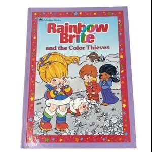Vintage 1984 Rainbow Brite And The Color Thieves Collectable Hardcover Book